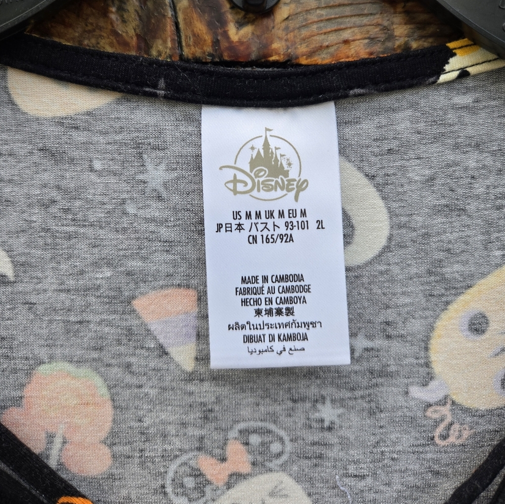 Disney Parks Mickey & Friends Halloween Ghosts V-neck Tshirt - Picture 4 of 7